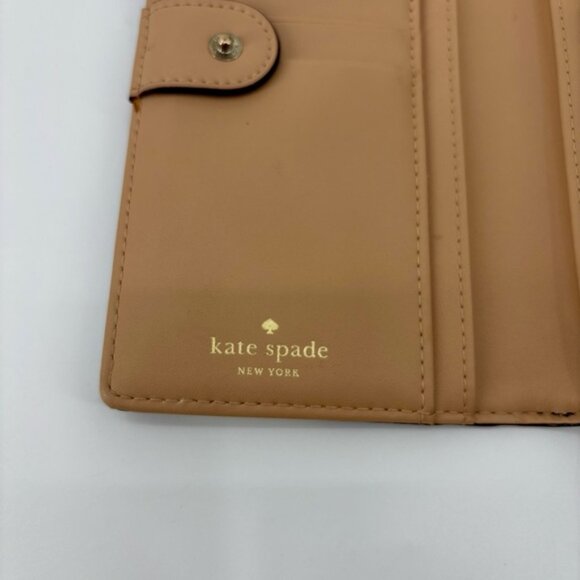 Kate Spade blue and white leather wallet with a nautical theme - Picture 4 of 7